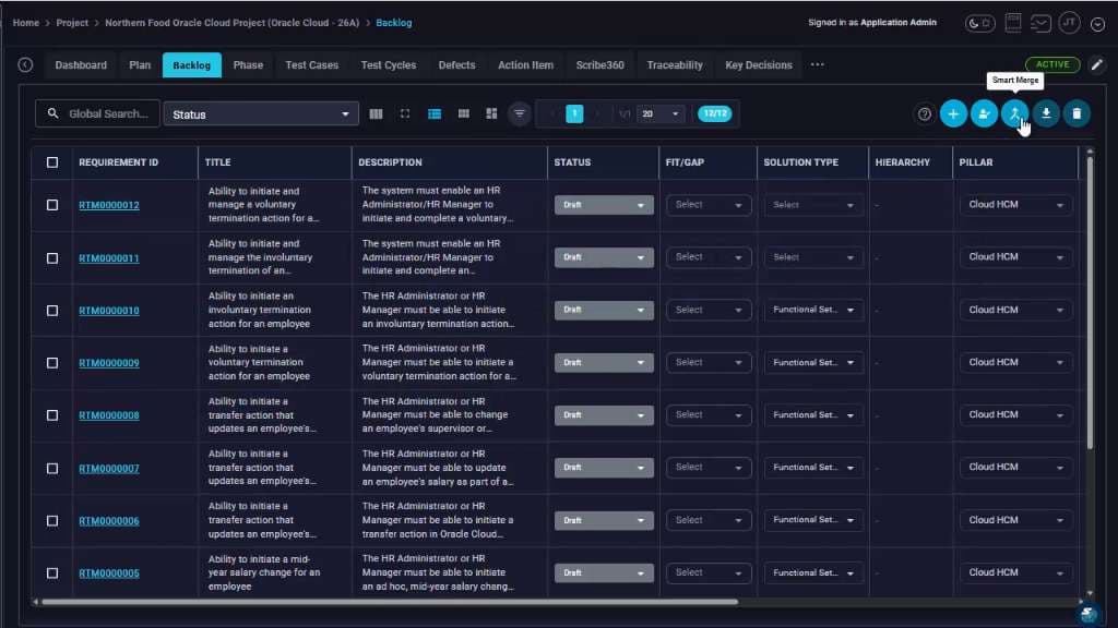 How to Run a Smart Merge on Backlog Requirements